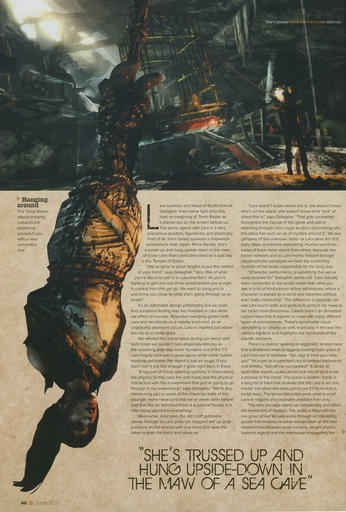 Tomb Raider (2013) - Сканы Official Playstation Magazine - Australia (июнь 2011):
